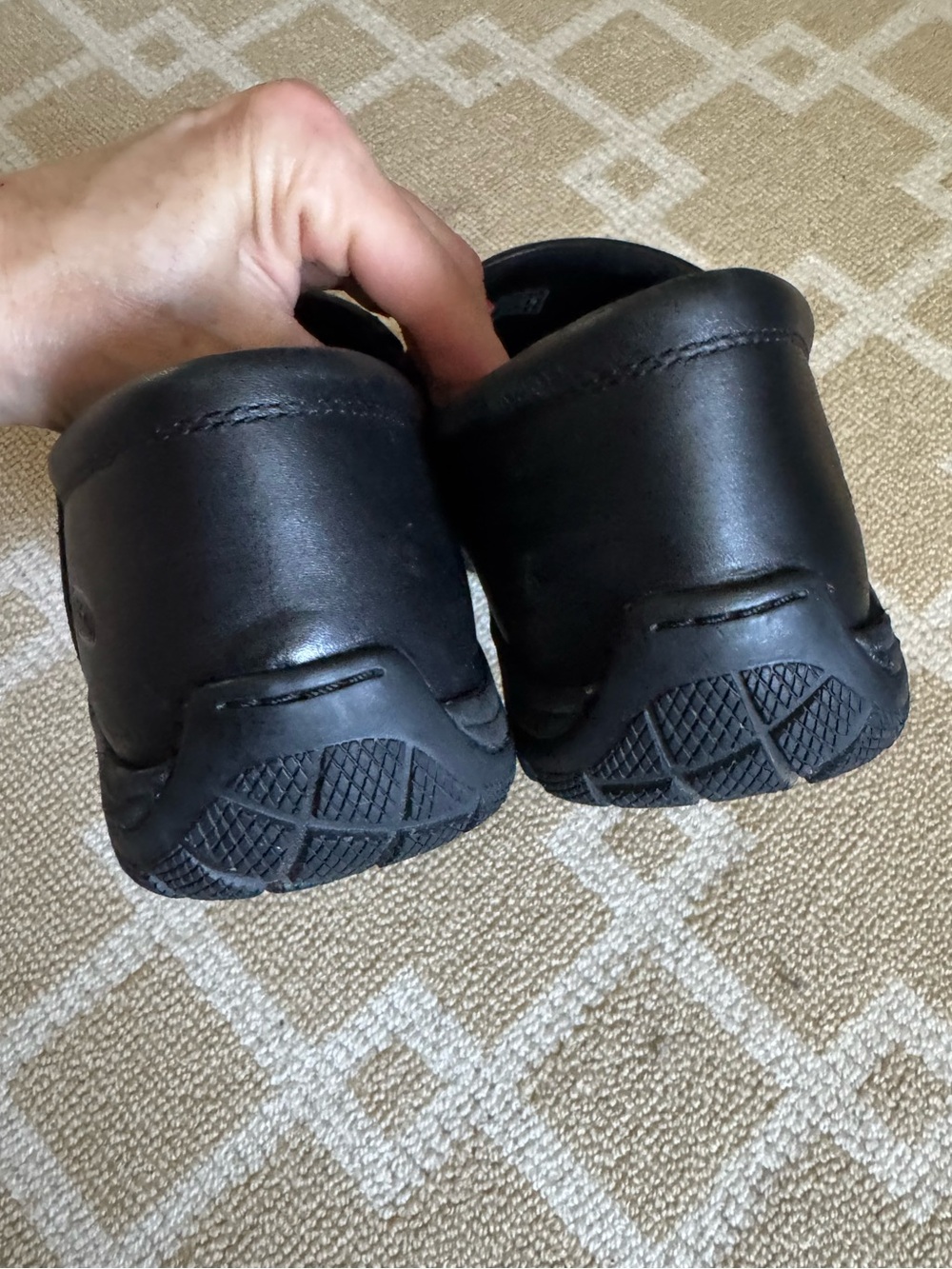 KEEN Canteen Leather Slip-On Clogs Black Comfort Work Shoes Men’s 9.5 - Picture 10 of 13